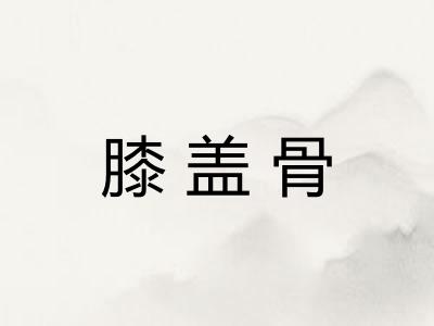 膝盖骨