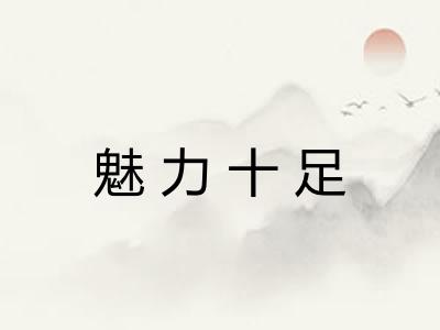 魅力十足