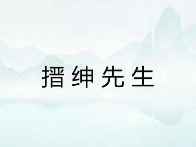 搢绅先生