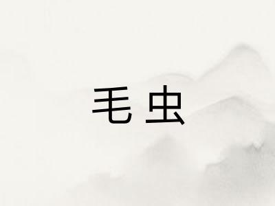 毛虫
