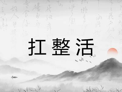 扛整活