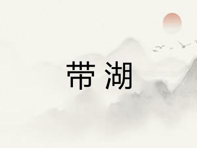 带湖
