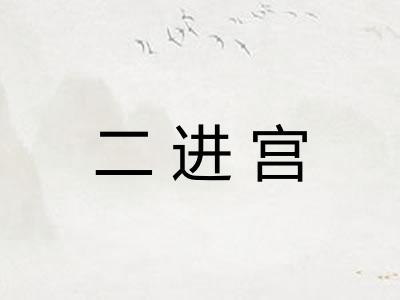 二进宫