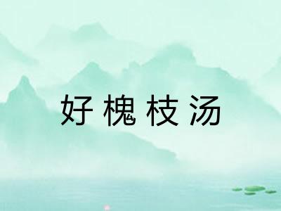 好槐枝汤