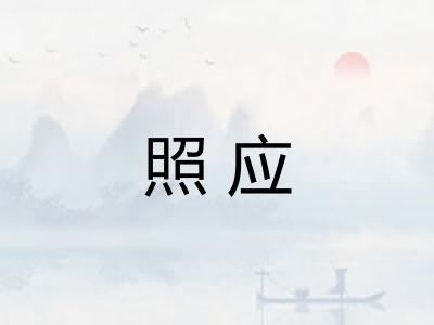 照应