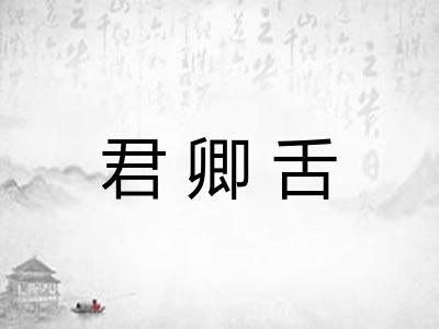 君卿舌