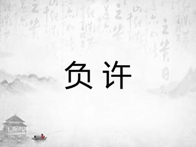 负许