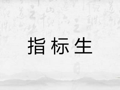 指标生
