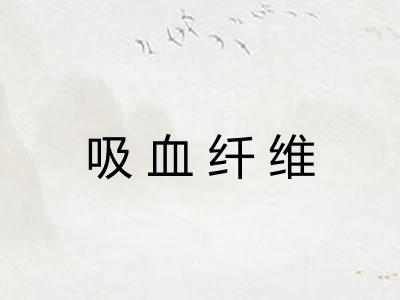 吸血纤维