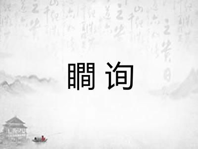 瞷询