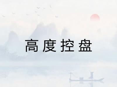 高度控盘