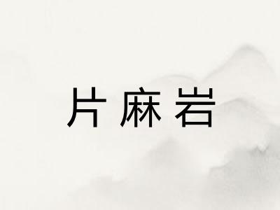 片麻岩