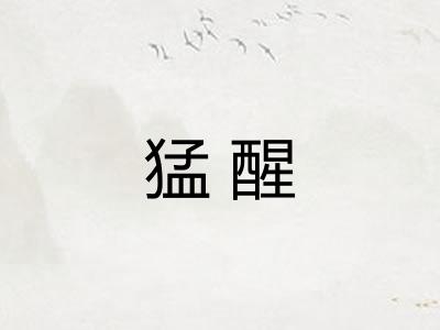 猛醒