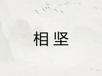 相坚