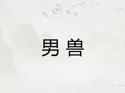 男兽