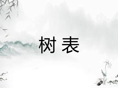 树表