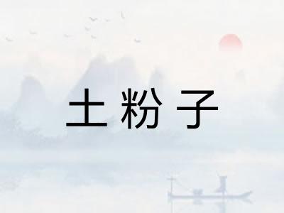 土粉子