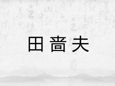 田啬夫