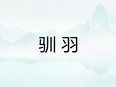 驯羽