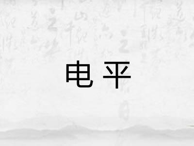 电平