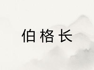 伯格长