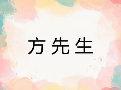 方先生