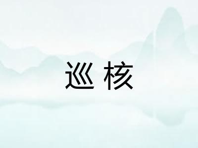 巡核