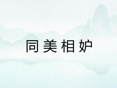 同美相妒
