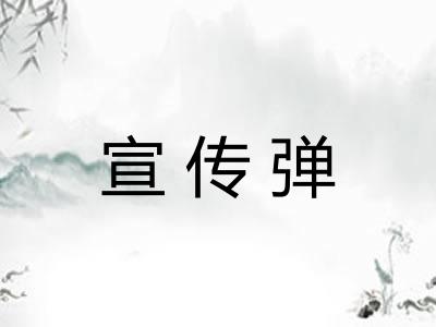 宣传弹