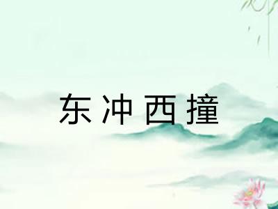 东冲西撞