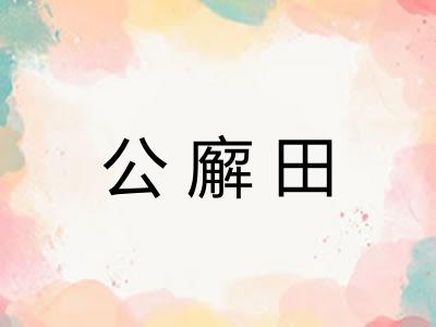 公廨田