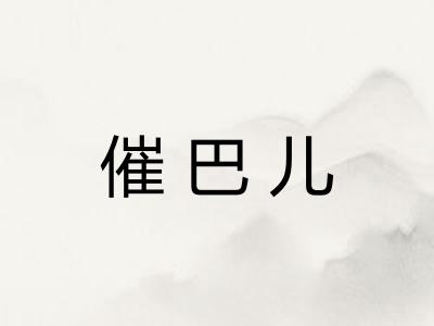 催巴儿