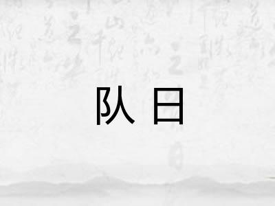 队日
