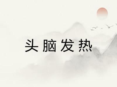 头脑发热