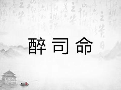醉司命