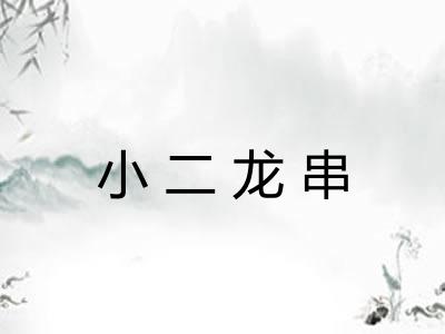 小二龙串