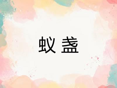 蚁盏