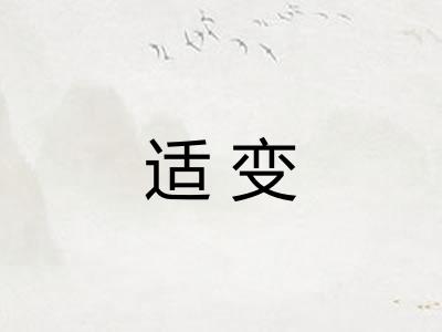 适变