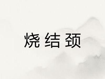 烧结颈