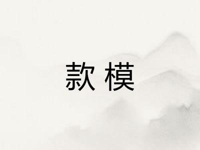 款模