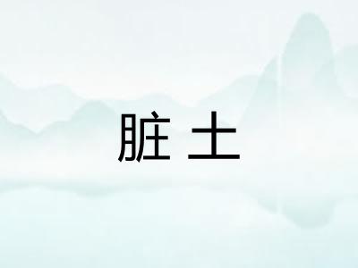 脏土