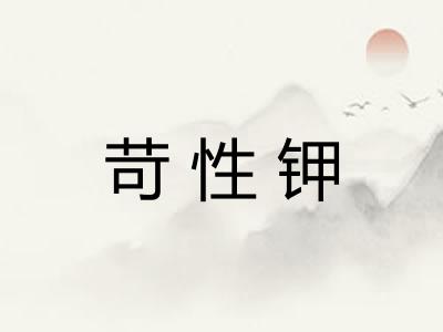 苛性钾