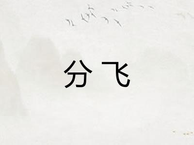 分飞