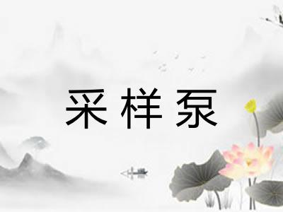 采样泵