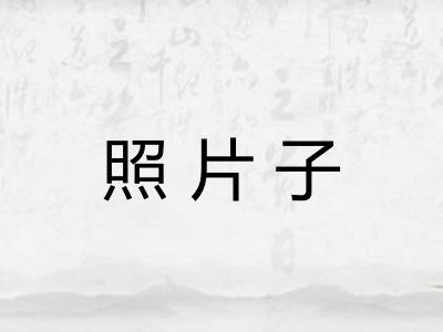照片子