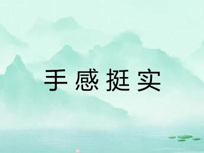 手感挺实