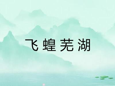 飞蝗芜湖