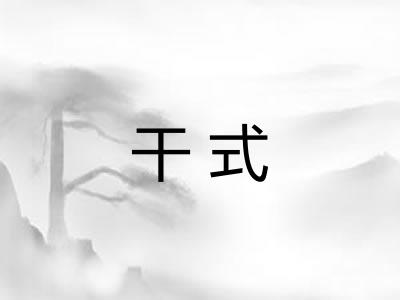 干式