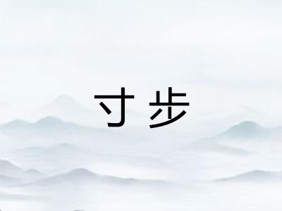 寸步
