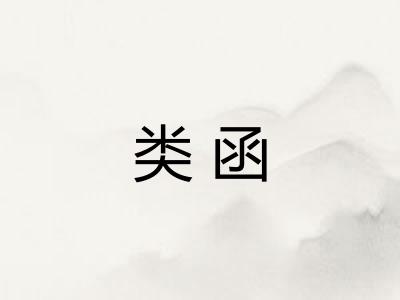 类函